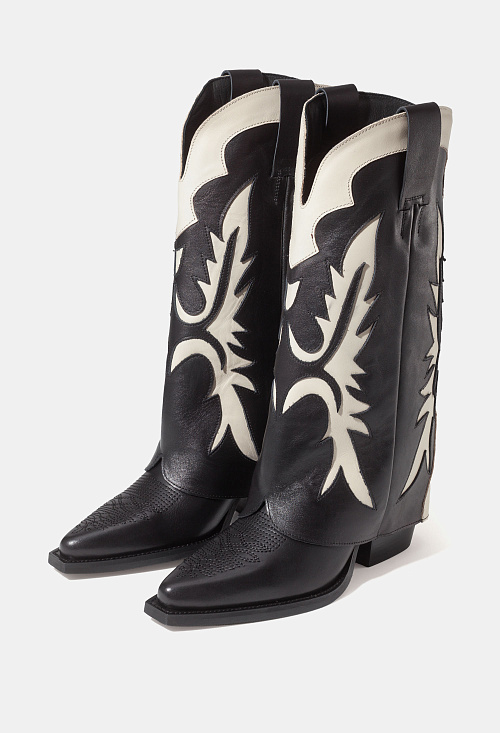 Сапоги Black/Beige BABOOS  