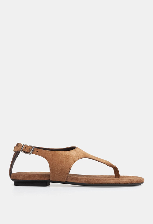 Сандалии на тонкой подошве Beige Suede BABOOS  