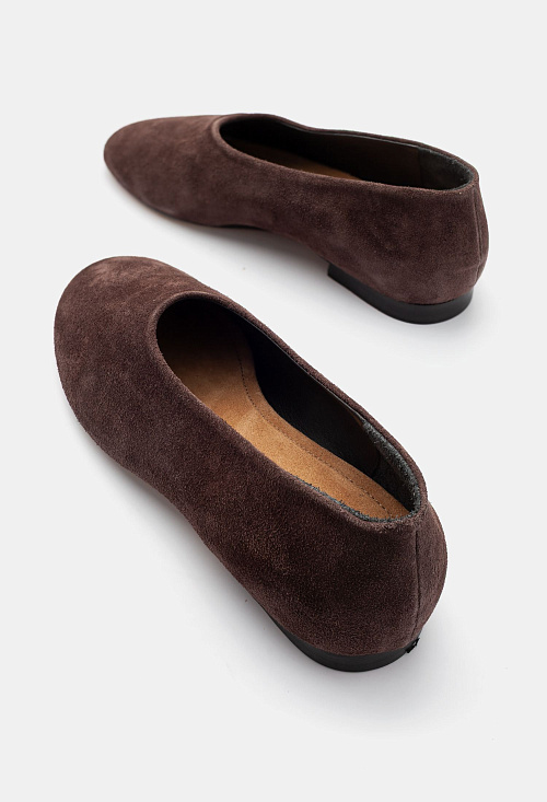 Балетки Brown Suede BABOOS  