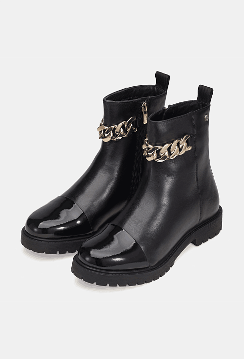 Ботинки с цепью Flower Eyes COPENHAGEN SHOES  