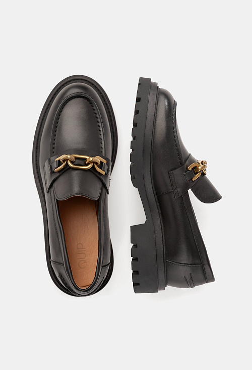 Лоферы с цепочкой Jane QUIP  