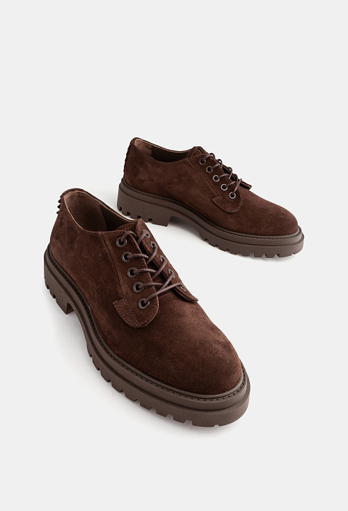 Дерби Brown Suede BABOOS  