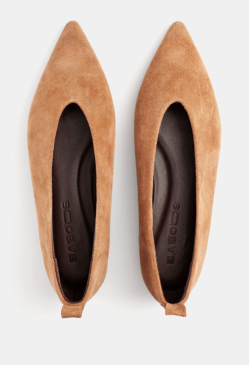 Балетки остроносые Sigaro Suede BABOOS  