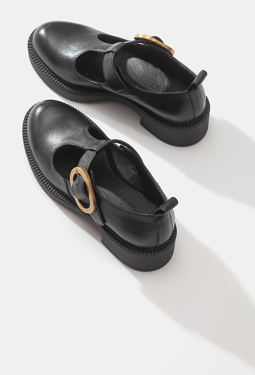 Лоферы с пряжкой Mary QUIP  