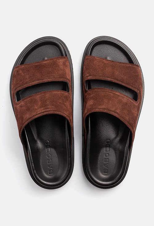 Сандалии Brown Suede BABOOS  