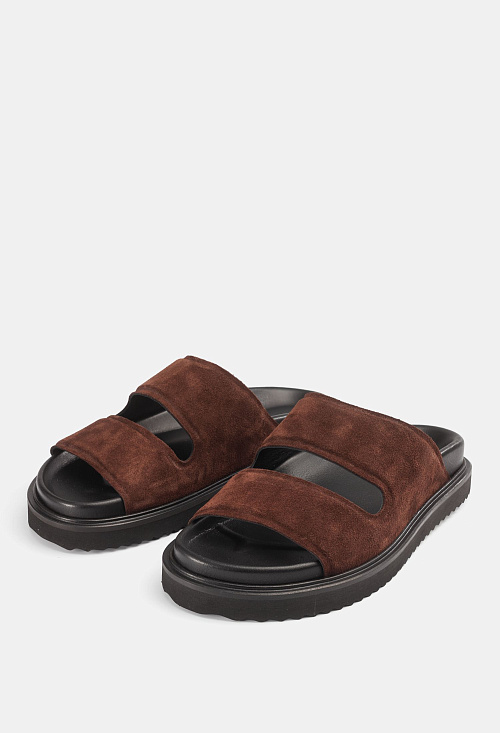 Сандалии Brown Suede BABOOS  