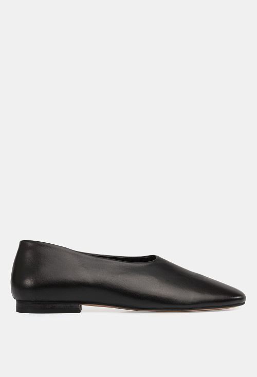 Балетки Black Leather BABOOS  