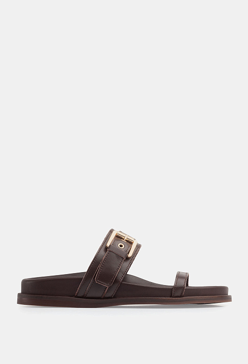 Сандалии сабо Brown Leather BABOOS  