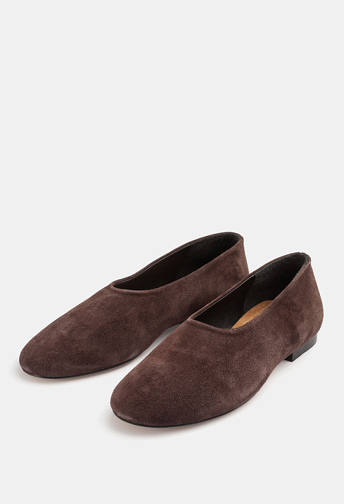 Балетки Brown Suede BABOOS  