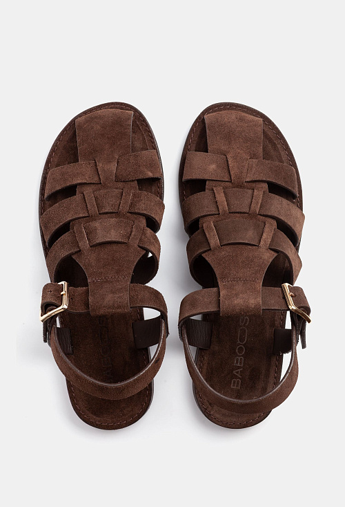Сандалии Fisherman Brown Suede BABOOS  