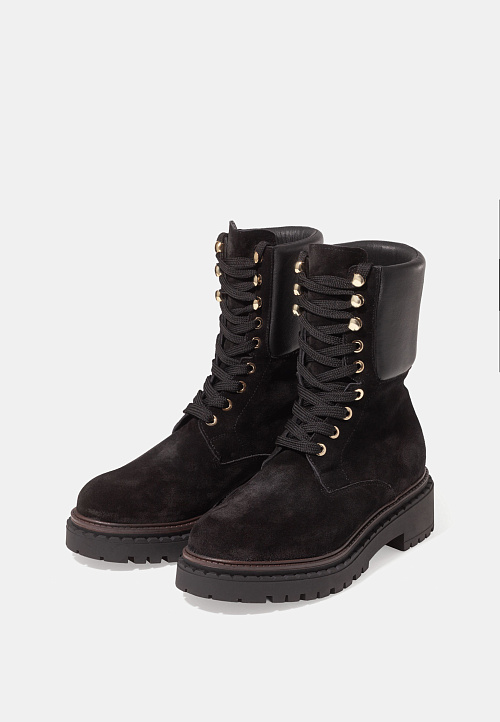 Ботинки Black Suede/Leather BABOOS  