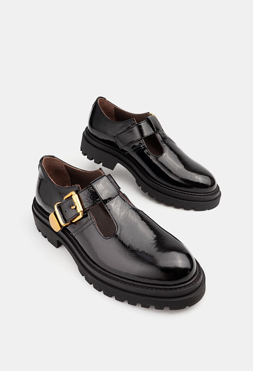 Лоферы Black Patent BABOOS  