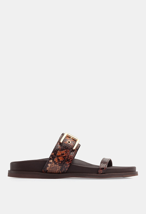 Сандалии сабо Python Leather BABOOS  