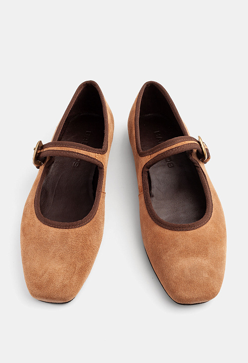 Балетки с пряжкой Sigaro Suede BABOOS  