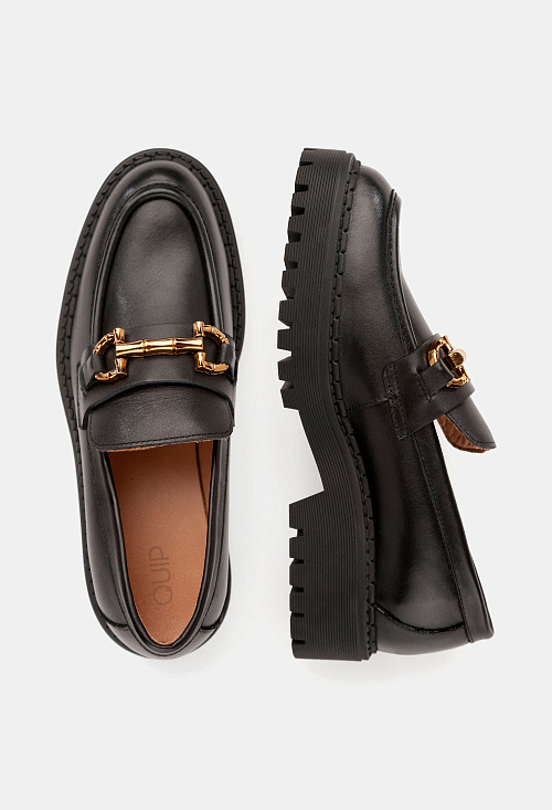 Лоферы с пряжкой Emma QUIP  