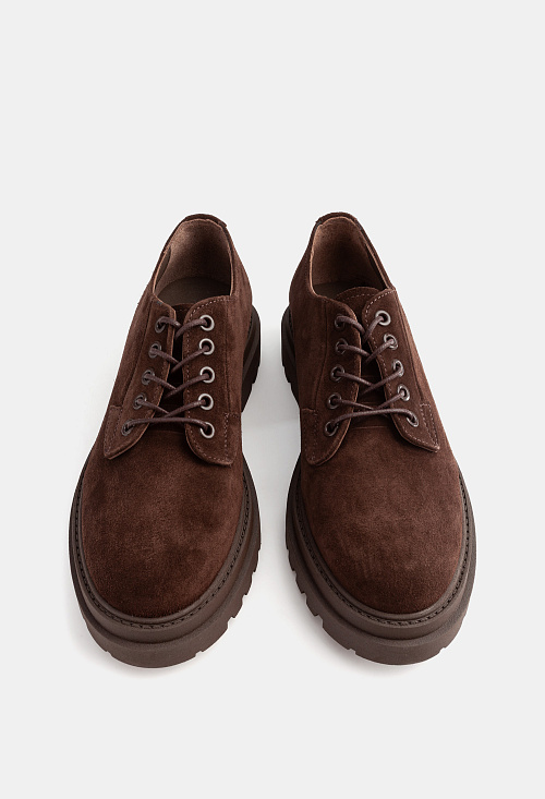 Дерби Brown Suede BABOOS  