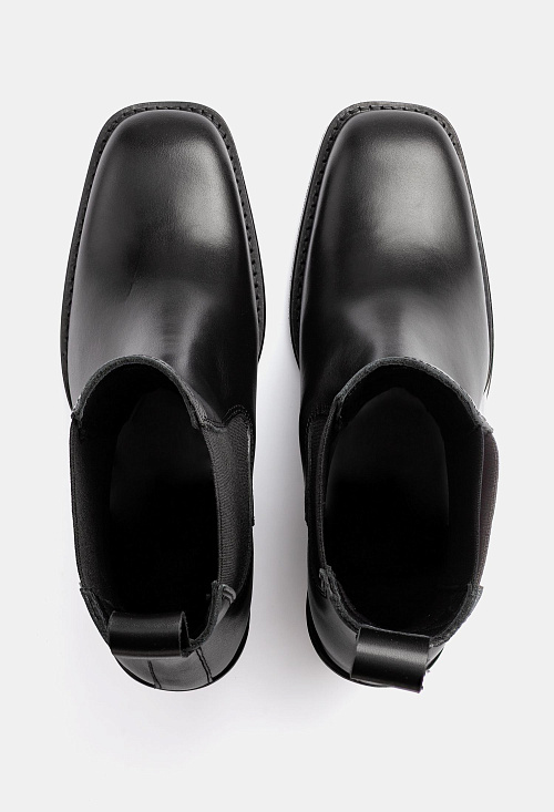 Челси на устойчивом каблуке Black BABOOS  