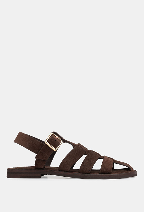 Сандалии Fisherman Brown Suede BABOOS  