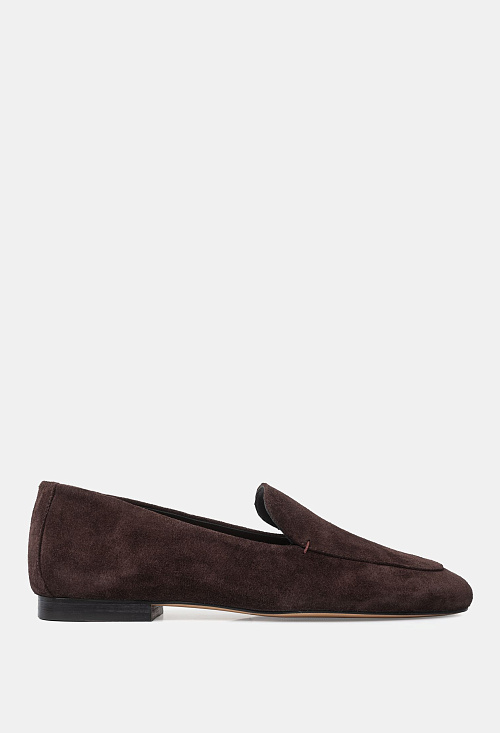 Лоферы слиперы Brown Suede BABOOS  