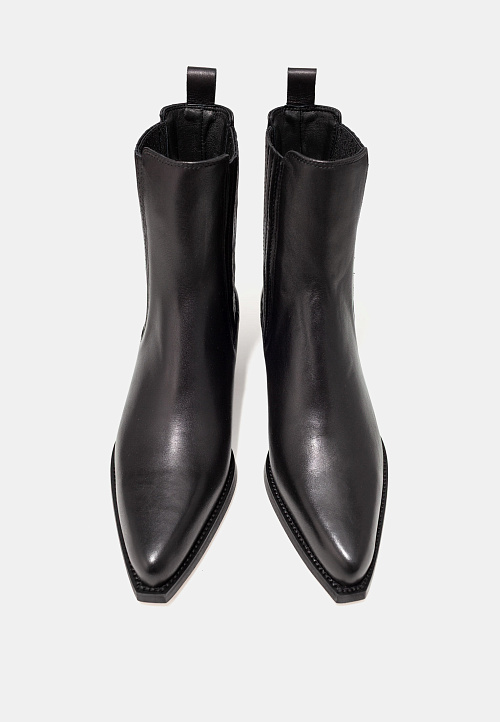 Ботильоны Black Leather BABOOS  