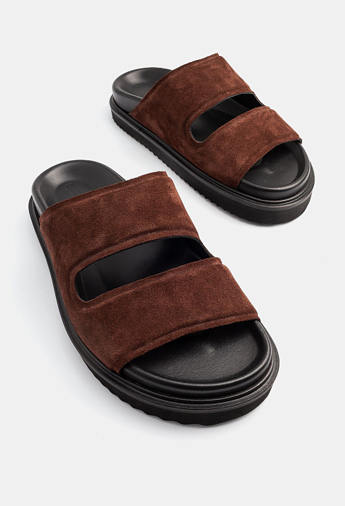 Сандалии Brown Suede BABOOS  