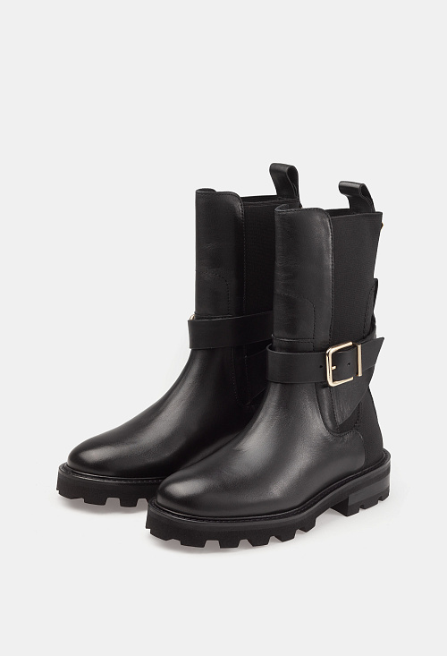 Челси Buckle Black BABOOS  