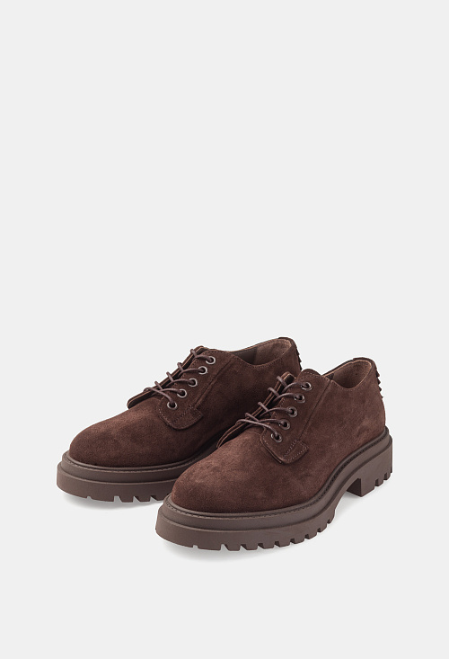 Дерби Brown Suede BABOOS  