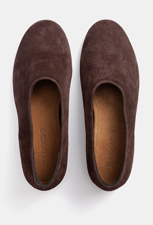 Балетки Brown Suede BABOOS  