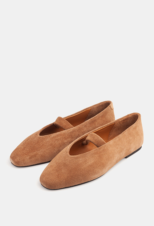 Балетки с перемычкой Sigaro Suede BABOOS  
