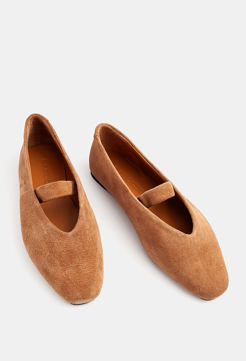 Балетки с перемычкой Sigaro Suede BABOOS  