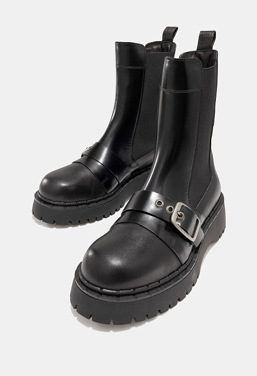 Челси Big Buckle Black BABOOS  