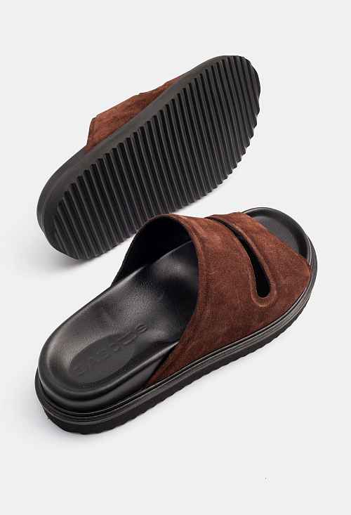 Сандалии Brown Suede BABOOS  