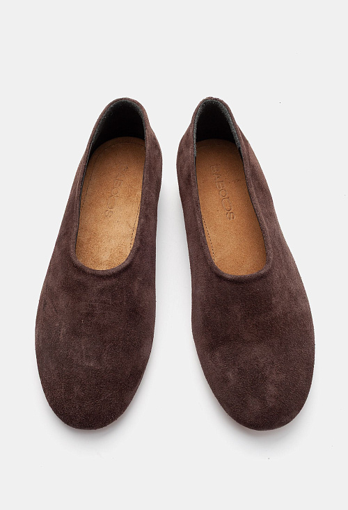 Балетки Brown Suede BABOOS  