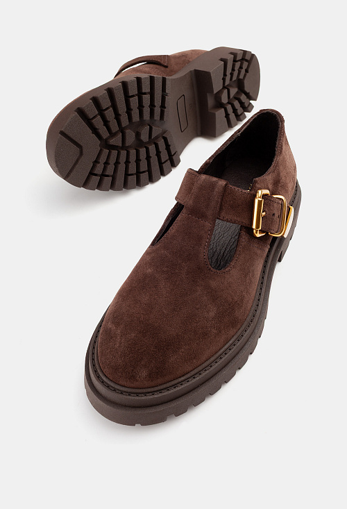 Лоферы Brown Suede BABOOS  