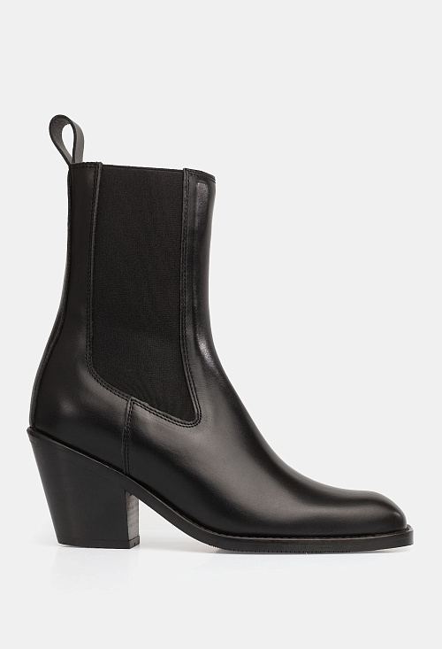 Челси на устойчивом каблуке Black BABOOS  