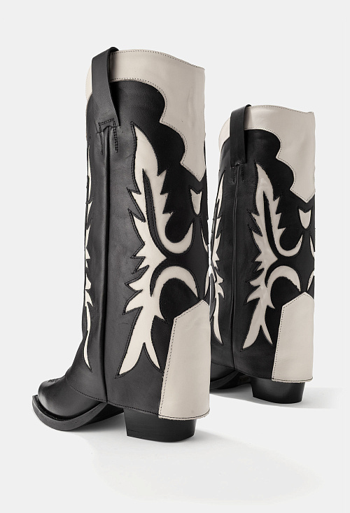 Сапоги Black/Beige BABOOS  