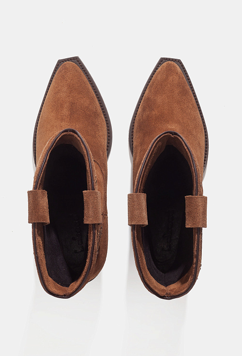 Ботильоны Tan Suede Studs BABOOS  