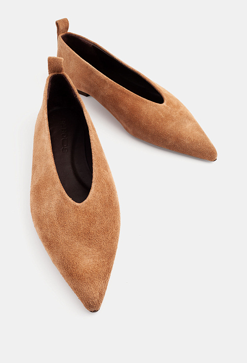 Балетки остроносые Sigaro Suede BABOOS  