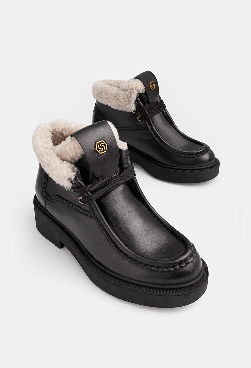 Ботинки Black Fur BABOOS  
